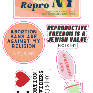 Jews for Repro NY Sticker Sheet