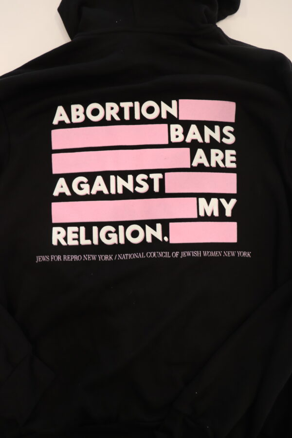 Jews for Repro NY Zip-Up Sweatshirt - Image 3