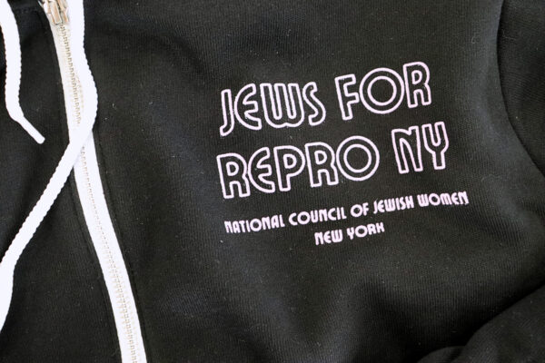Jews for Repro NY Zip-Up Sweatshirt - Image 2